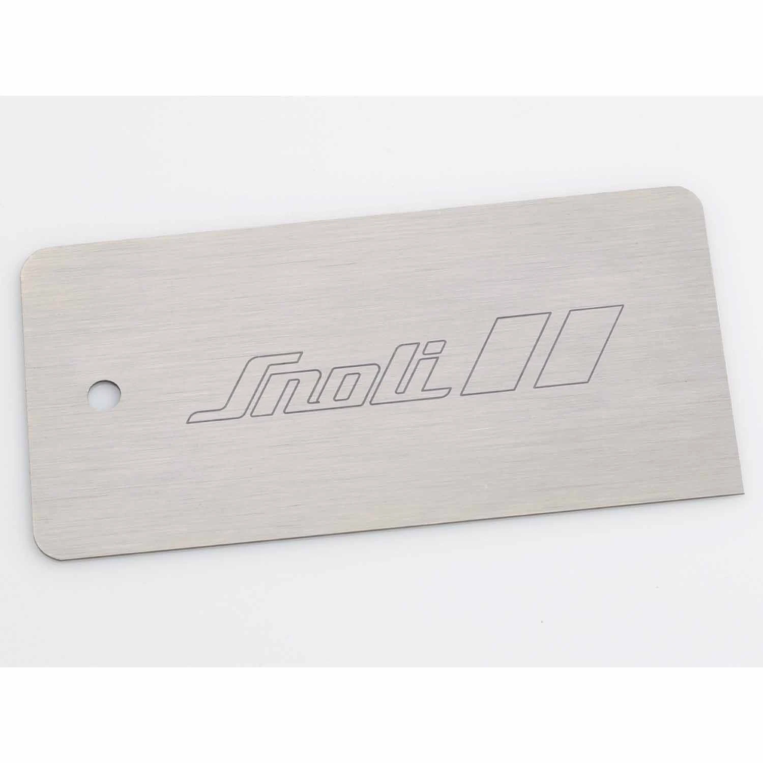 Snoli Stainless Steel Metal Ski And Snowboard Base Scraper 1 Snoli Stainless Steel Metal Ski And Snowboard Base Scraper